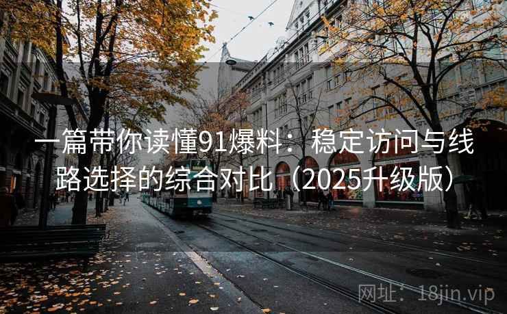 一篇带你读懂91爆料：稳定访问与线路选择的综合对比（2025升级版）