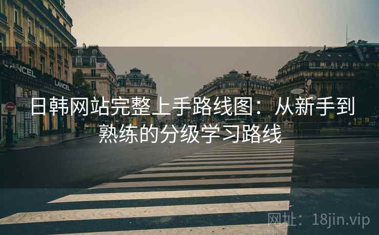 日韩网站完整上手路线图:从新手到熟练的分级学习路线 日韩网站完整上手路线图:从新手到熟练的分级学习路线